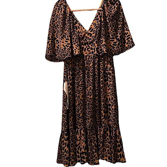 Dress the Population Leopard Dress - Picture 3 of 7